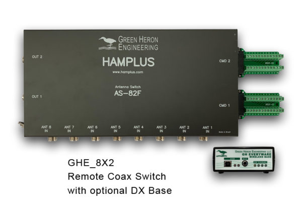 8X2 Remote Coax Switch GHE/HAMPLUS