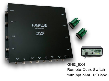 8X4 Remote Coax Switch GHE/HAMPLUS