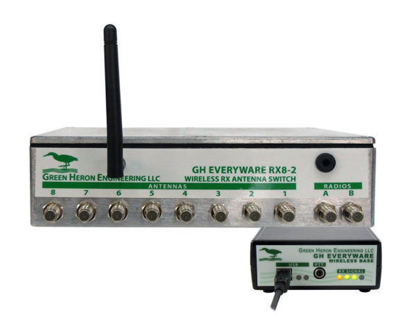 GHE RX8-2 Wireless Remote RX Only Antenna Switch